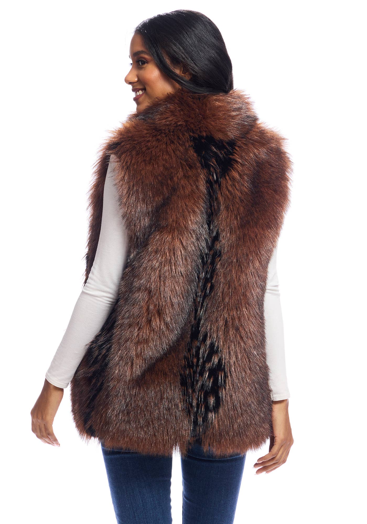 REMOVED BRAND - Wholesale Outerwear Vest - Women's - Limited Edition Faux Fur Hook Vest7