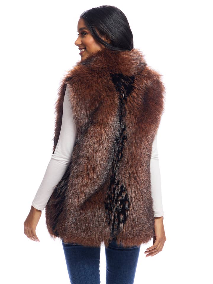 REMOVED BRAND - Wholesale Outerwear Vest - Women's - Limited Edition Faux Fur Hook Vest7
