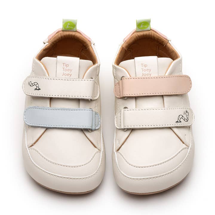 BOSSY WORM Barefoot Sneakers PAPAYA CREAM for wholesale by Tip Toey Joey