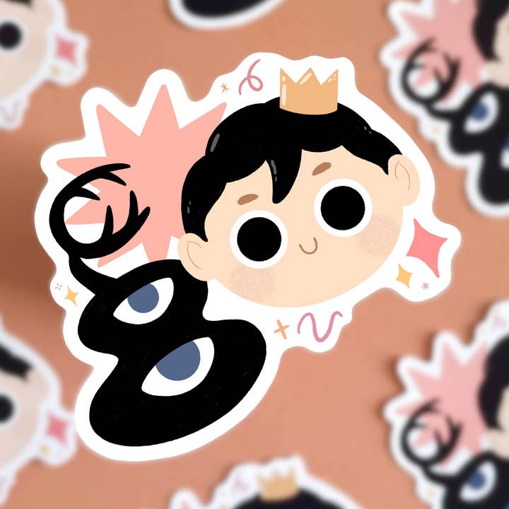 Bojji and Kage: Glossy Vinyl Stickers, Ranking of Kings Art for wholesale by Ouri Studio