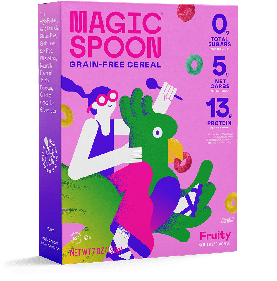 Magic Spoon - Wholesale Breakfast Cereal - Magic Spoon High Protein Fruity Cereal (8 boxes)8