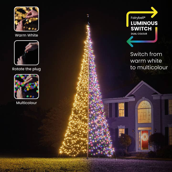 Fairybell Luminous Switch | 20ft | 2000 LED lights for wholesale by Fairybell