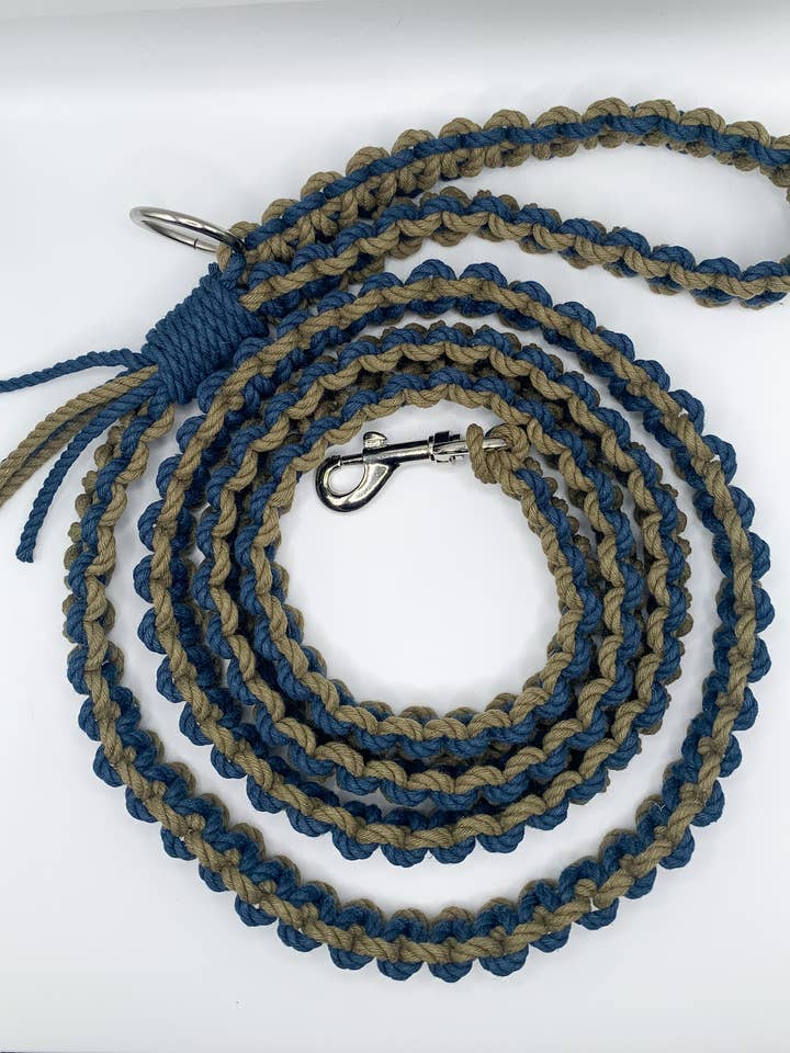 Macrame Dog Leash for wholesale by Maple Street Made