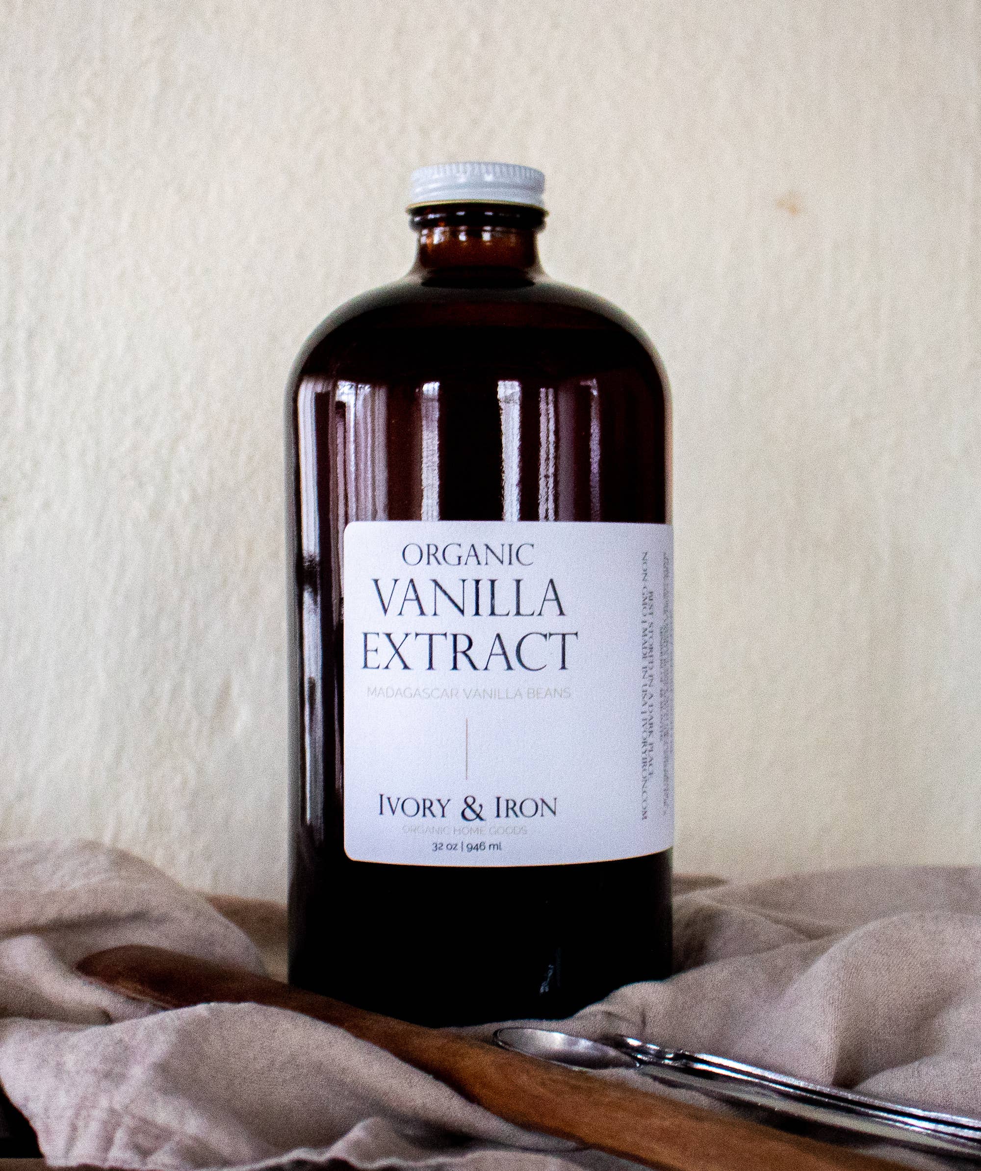 IVORY & IRON - Wholesale Vanilla/Fruit Extract - Organic Madagascar Vanilla Extract 4 oz NON-GMO6