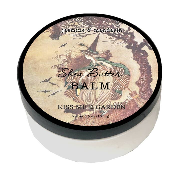 Kiss Me in the Garden - Wholesale Body Balm/Butter - Halloween Shea Butter Balm 5 oz Jasmine & Mandarin