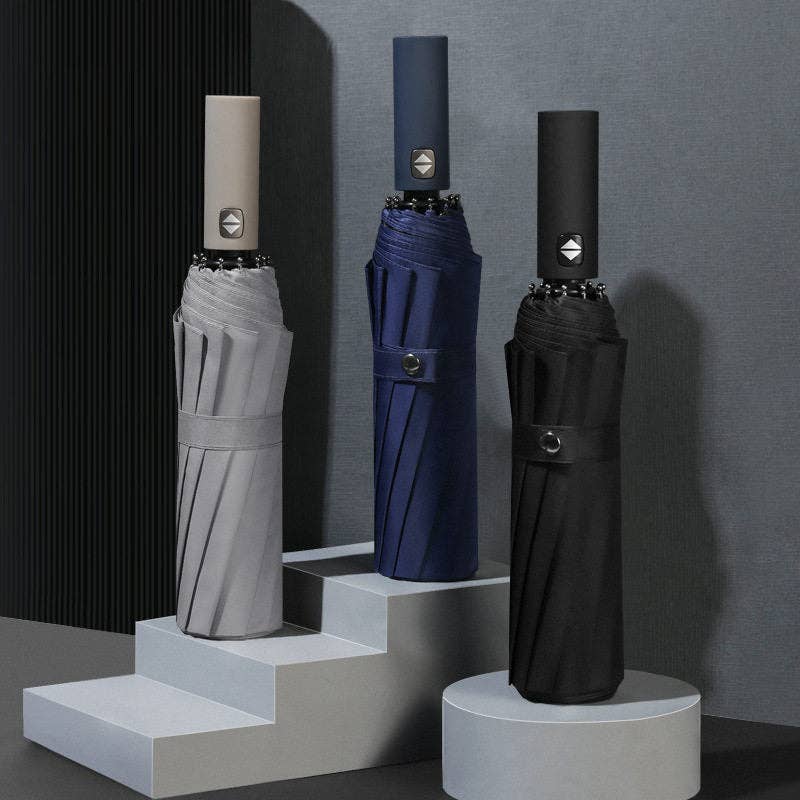 liqubit - Wholesale Umbrella - Unisex - Solid 12 Ribs Big Size Automatic Umbrella1