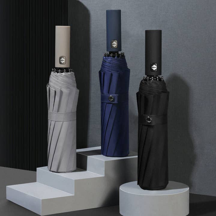 liqubit - Wholesale Umbrella - Unisex - Solid 12 Ribs Big Size Automatic Umbrella1