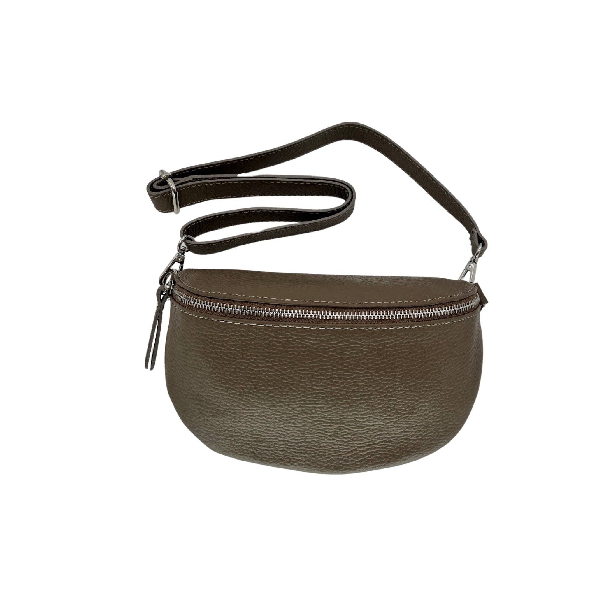 Louisa lee – wholesale Belt bag – Women’s – LINA SEED LEATHER BANANA BAG 25CM13