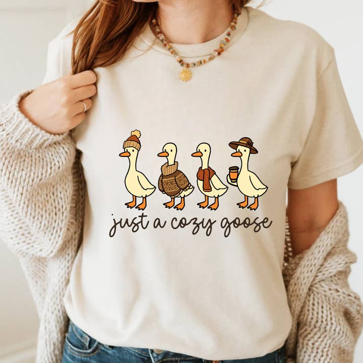 Apenas uma Camisola & sweatshirt Cozy Goose por atacado de SimplyAbloom