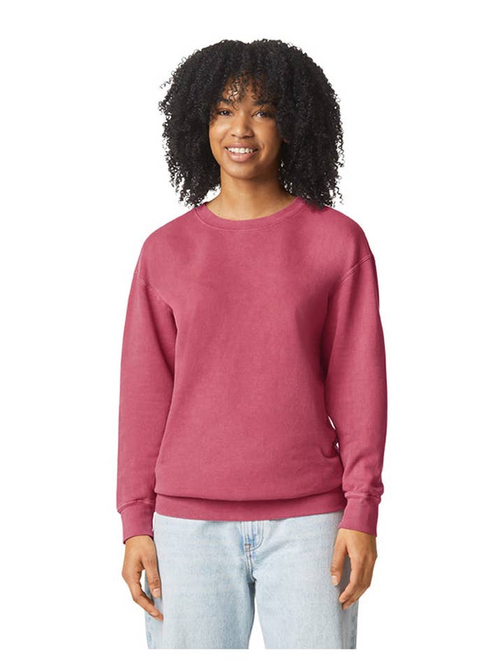 Total Apparel - Wholesale Sweatshirt - Unisex - Comfort Colors Lightweight Crewneck Blank Sweatshirt 146611