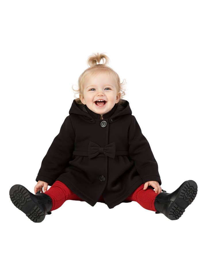 Unik - Wholesale Jacket - Baby - Baby Jacket with Bow 12-24M5
