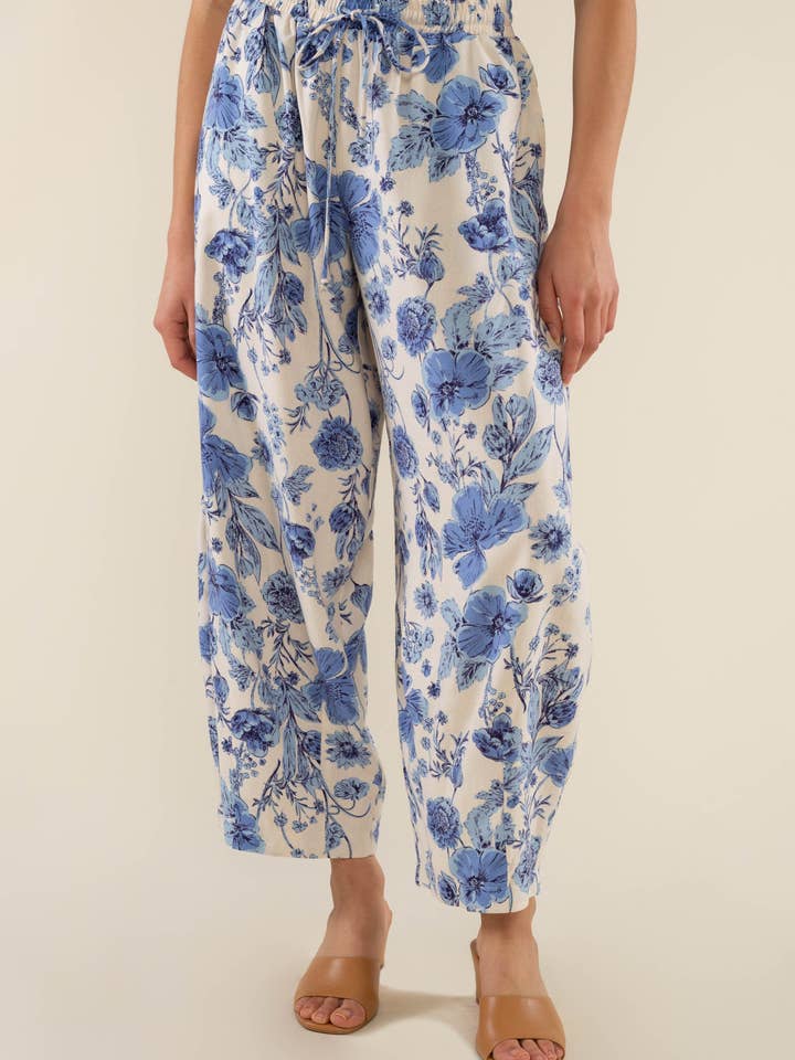 NLT - Wholesale Broek - Dames - Sonoma Floral Lantern Pant met trekkoorden6
