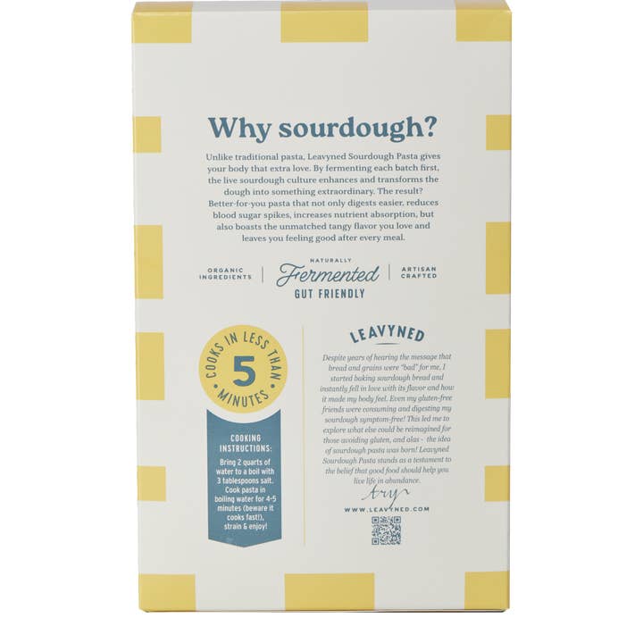 Leavyned - Wholesale Pasta - Rigatoni Sourdough Pasta2