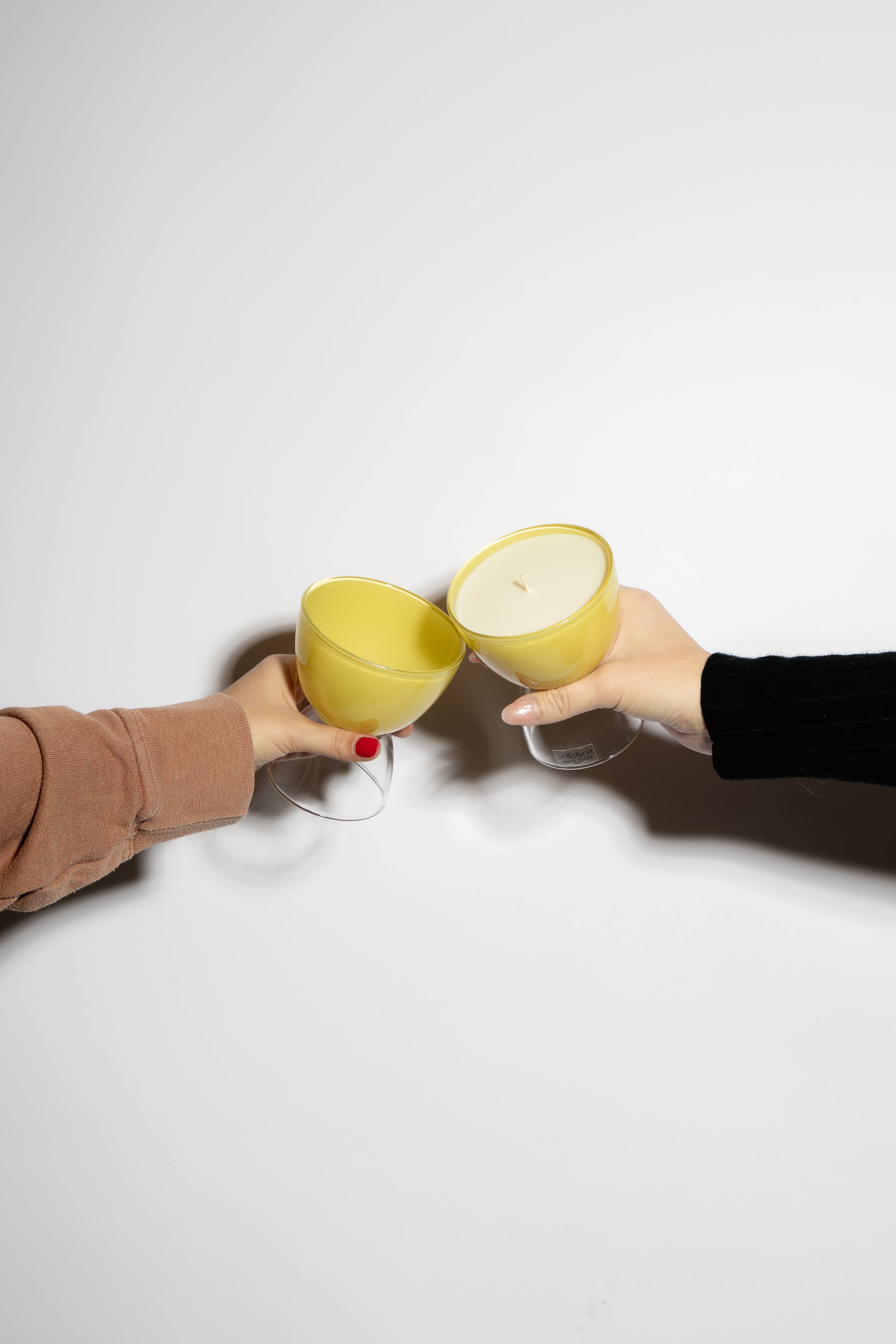 Vella & Co. by Vellabox - Wholesale Jar/Filled Candle - White Blend – 6oz Wine-Inspired Soy Candle in Reusable Glass3