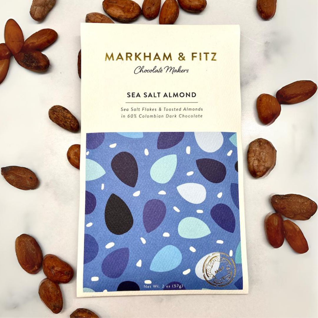 Markham & Fitz Chocolate - Wholesale Chocolate Bar - Sea Salt & Almond Dark Chocolate3