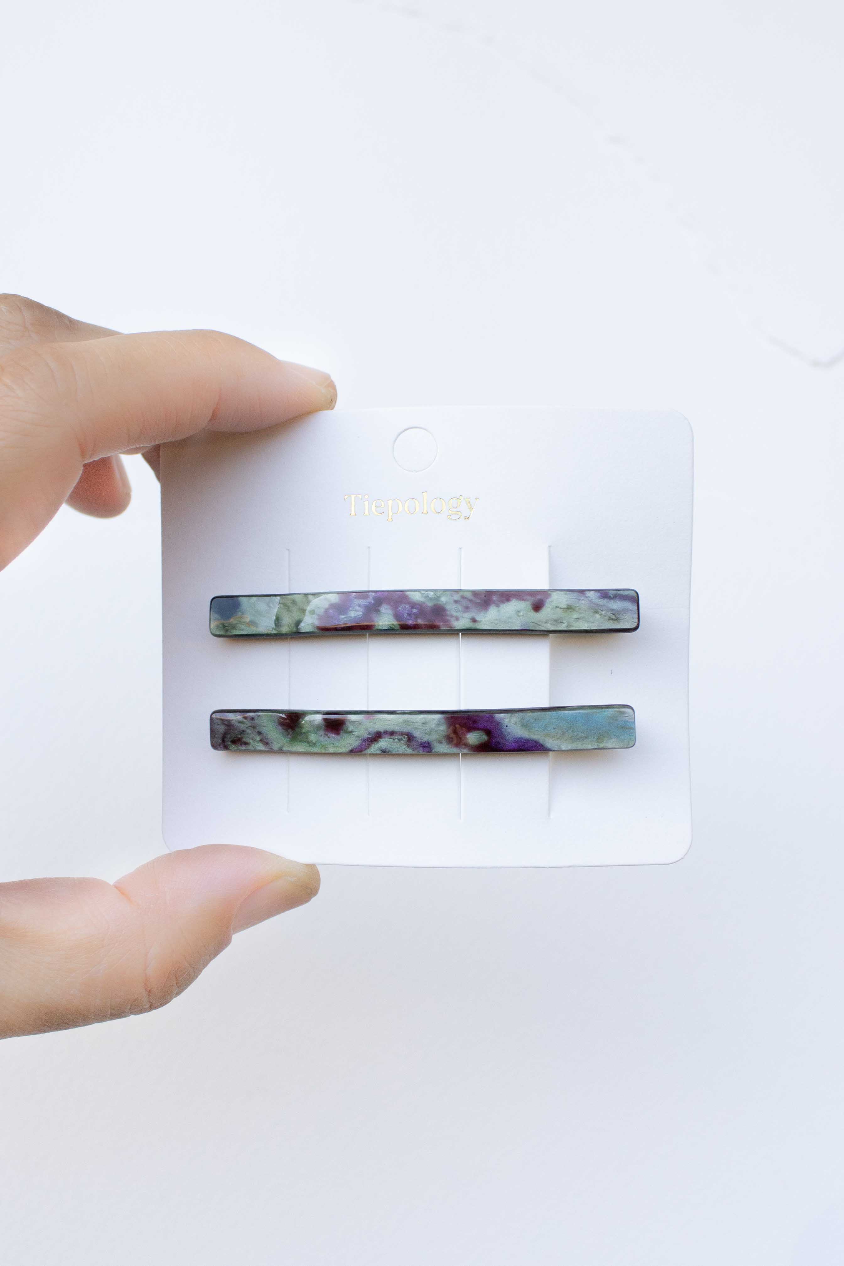 Tiepology - Wholesale Haaraccessoireset - Dames - Eco eenvoudige haarspeldenset van 2 stuks35