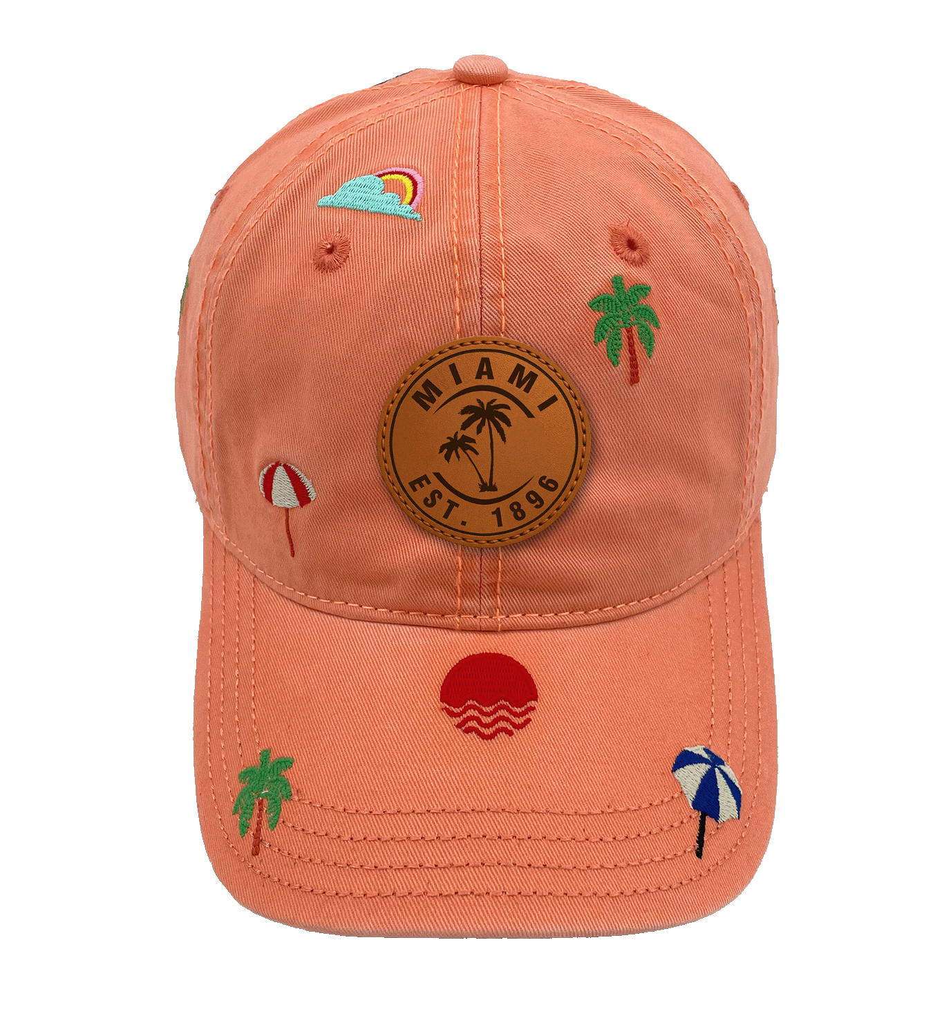 Northern Icons Creations INC - Venta al por mayor Gorra de béisbol - Unisex - Gorra de Béisbol Bordada de Miami – Sombrero de Vacaciones en la Playa para Amantes del Océano y el Sol2