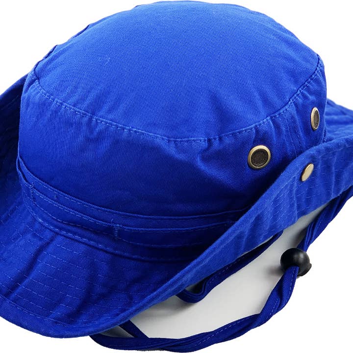 KBETHOS - Wholesale Bucket hat – Unisex - Solid Boonie Hat With String (Fitted)65