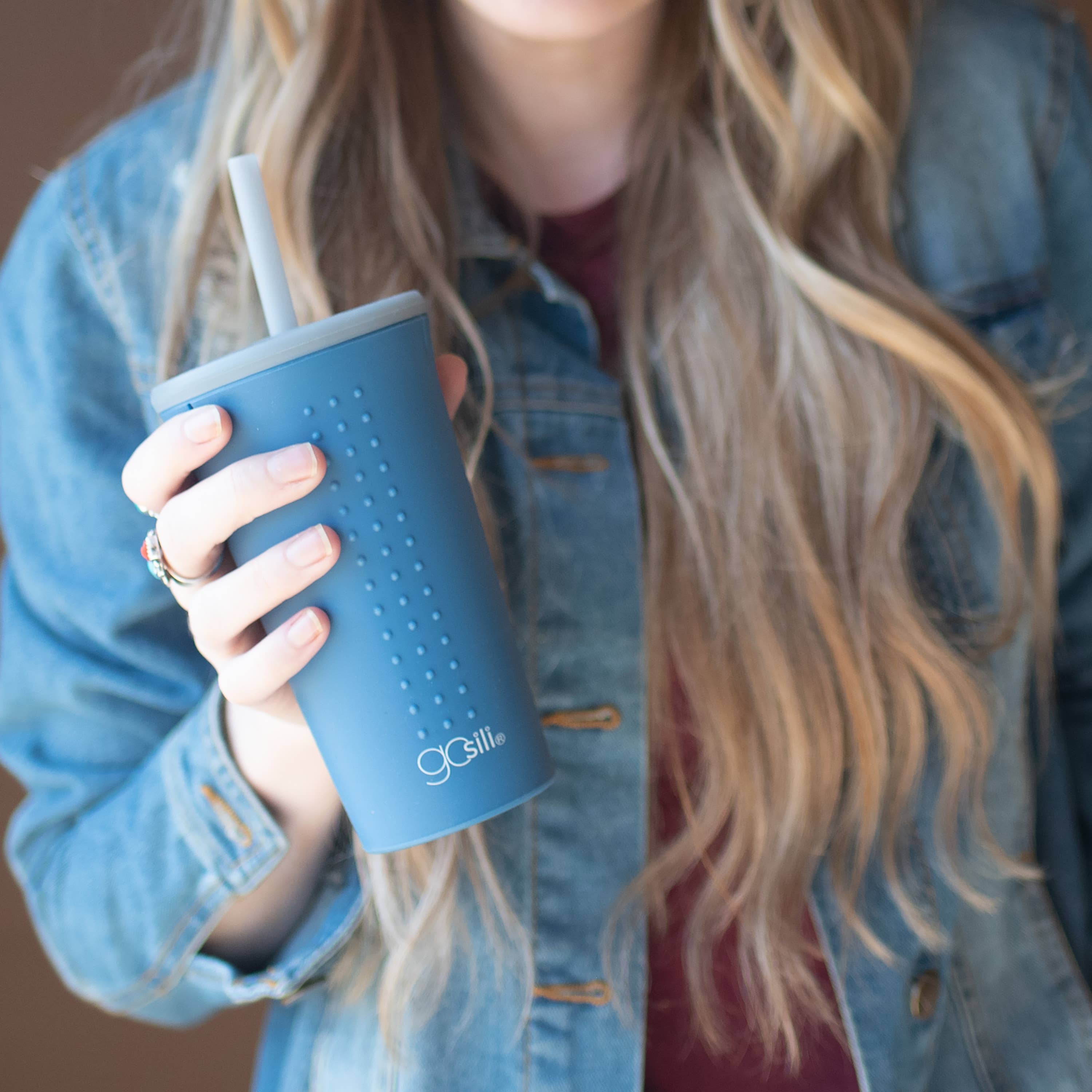 GoSili - Venta al por mayor Vaso/copa - Vaso con pajita de silicona de 16 oz8