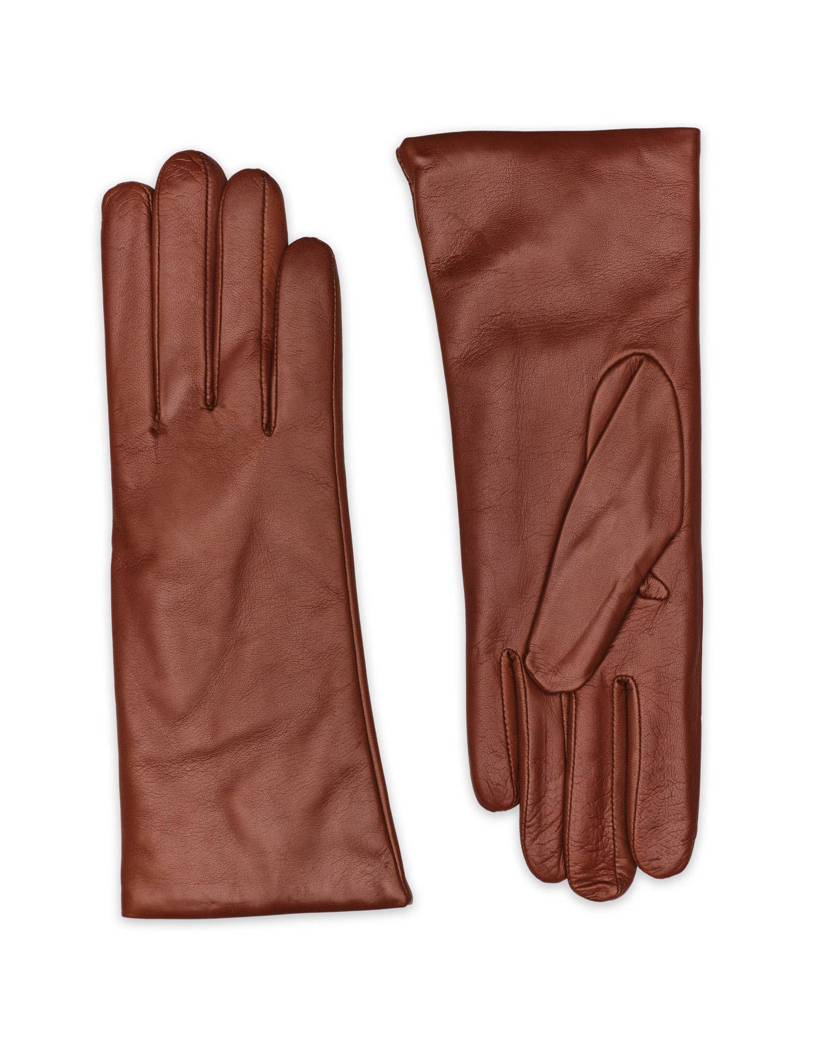 1861 Glove Manufactory – Luvas - Mulher por atacado – Luvas de Pele Marsala Tabacco1