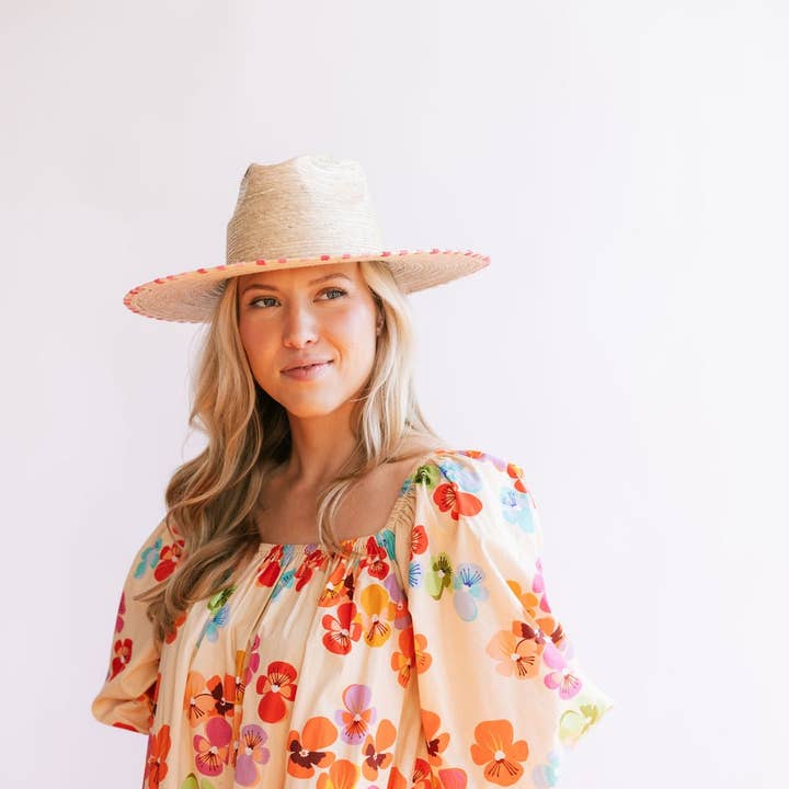 Sunshine Tienda - Wholesale Straw Hat - Women's - Adelina Palm Hat