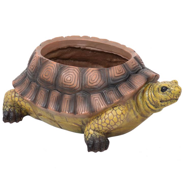 Sunnydaze Decor - Wholesale Plant Pot - 11 in Teddy the Tortoise Indoor/Outdoor Garden Planter