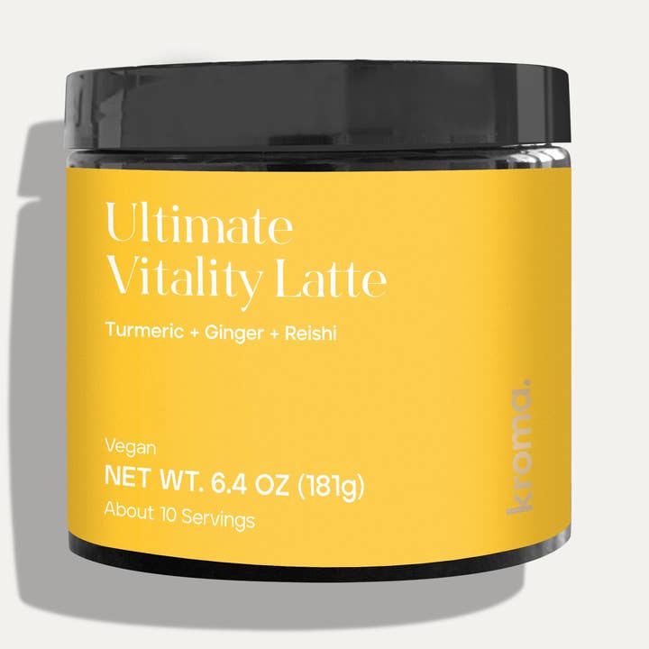 Ultimate Vitality Latte for wholesale by Kroma Wellness
