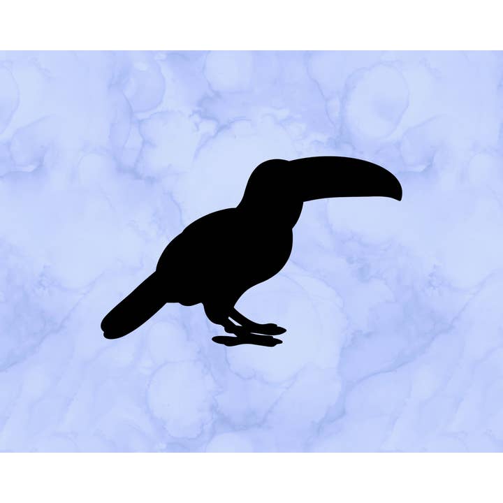 Autocollant Silhouette Toucan (2") pour la vente par Sticking with You