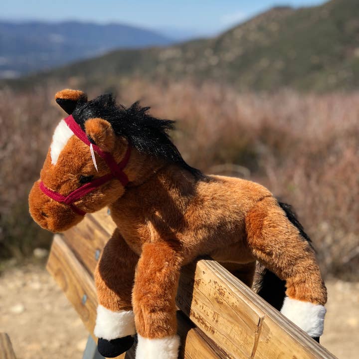 Plushland - Wholesale Stuffed/Plush Toy - Kids & Baby - 14" & 17" Resting Horse Plush - Soft Plush Stuffed Animals4