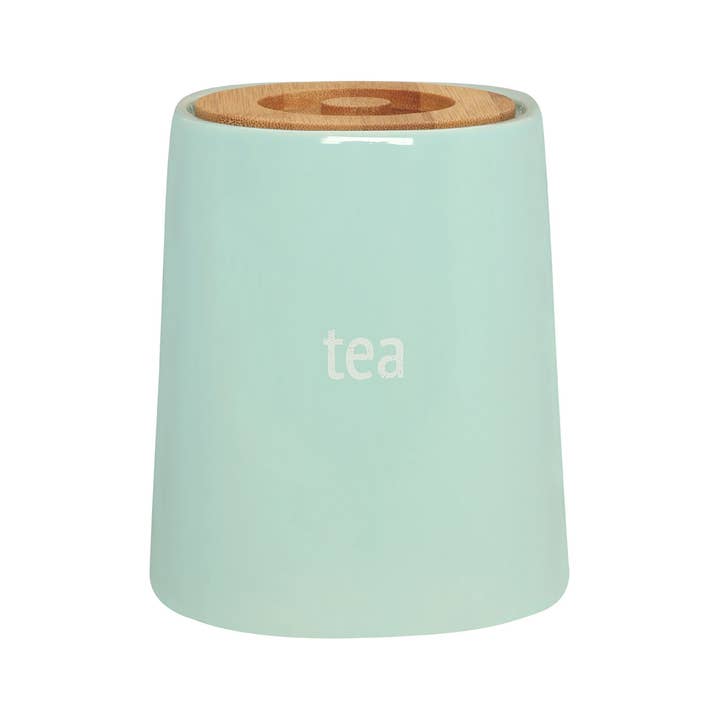 Interiors by Premier – wholesale Canister – Fletcher Blue Ceramic Tea Canister1