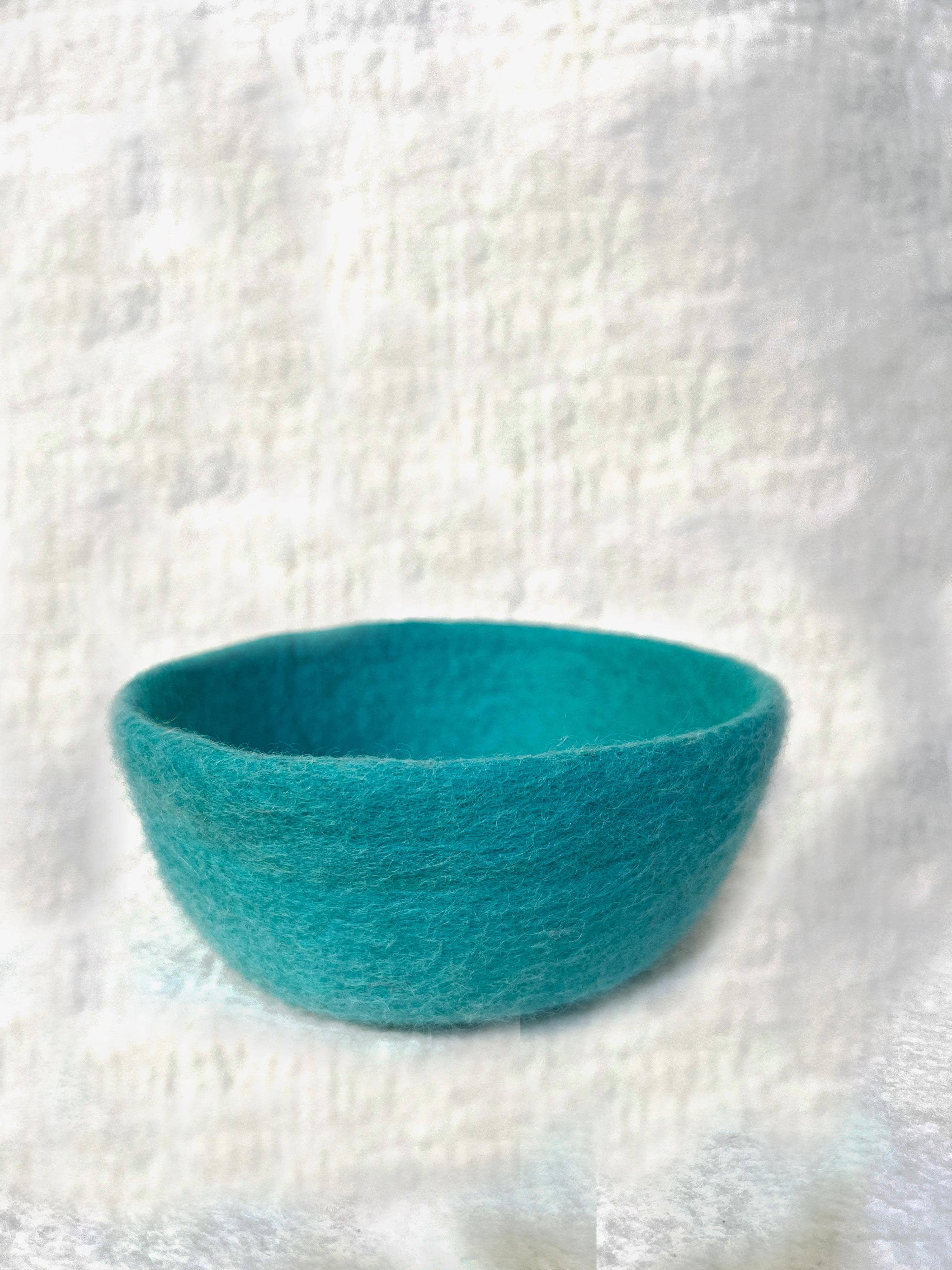 Fibres of Life - Wool & Felt - Wholesale Decorative Plate/Dish/Bowl - Felt Bowl Pastels-Small | Wool Felt Bowl | Catchall Bowls6