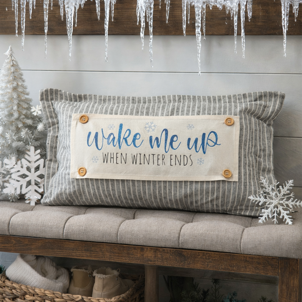 PillowPanels - Wholesale Throw/Decorative Pillow - CHARCOAL/CREAM STRIPES:  PILLOW ONLY (with insert) 21