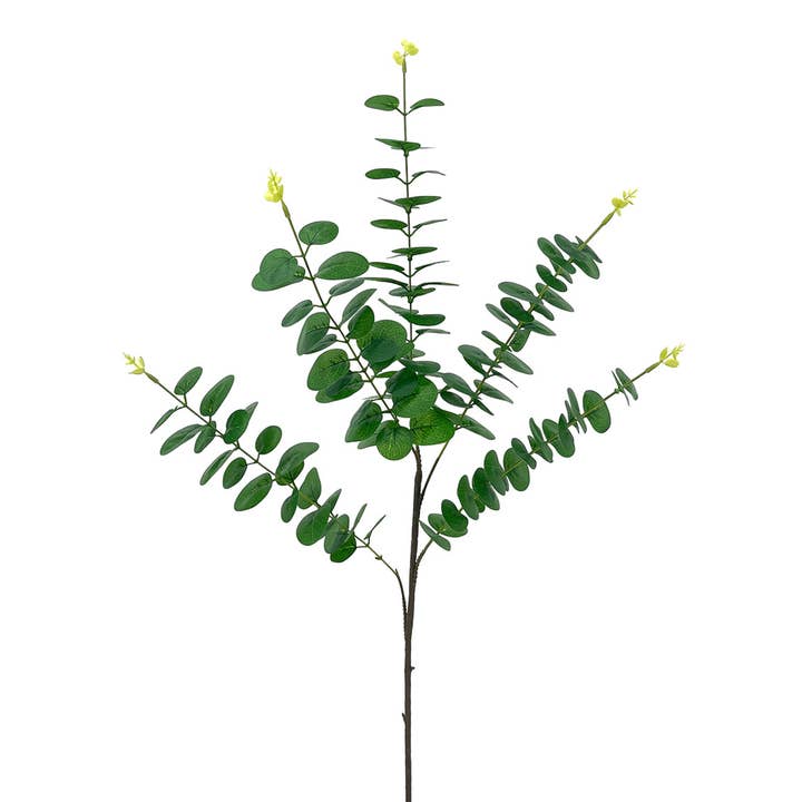Aguilar Málaga - Wholesale Artificial Plant - EUCALYPTUS BUNCH X5 NATURAL TOUCH GREEN 90cm