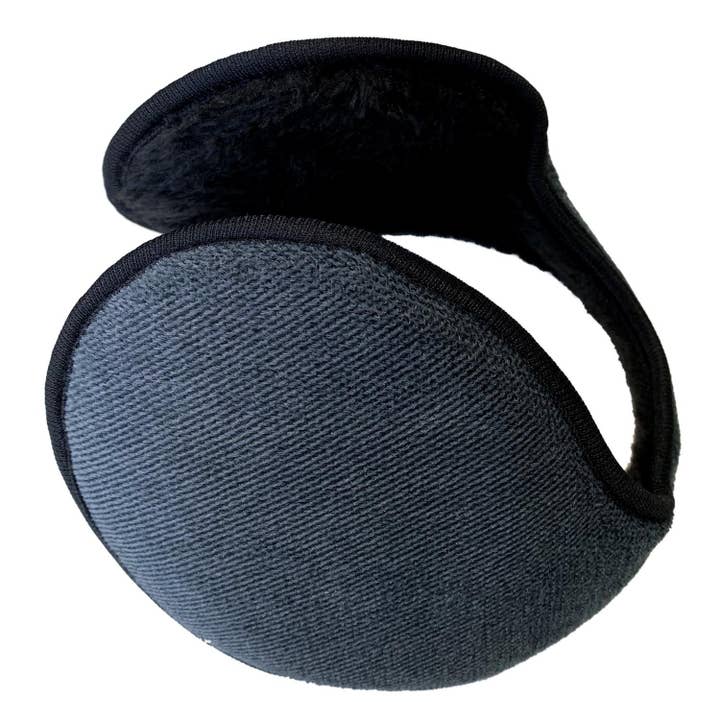 THSEM1002X: Grey: Winter Ear Muffs for wholesale by Taylor Hill Scarves & Co