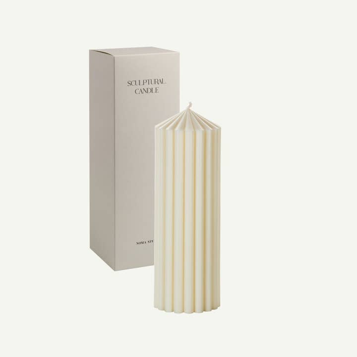 NOMA Studio - Wholesale Novelty Candle - Sculpture Candle Messina – Rapeseed Wax, H 20 cm4