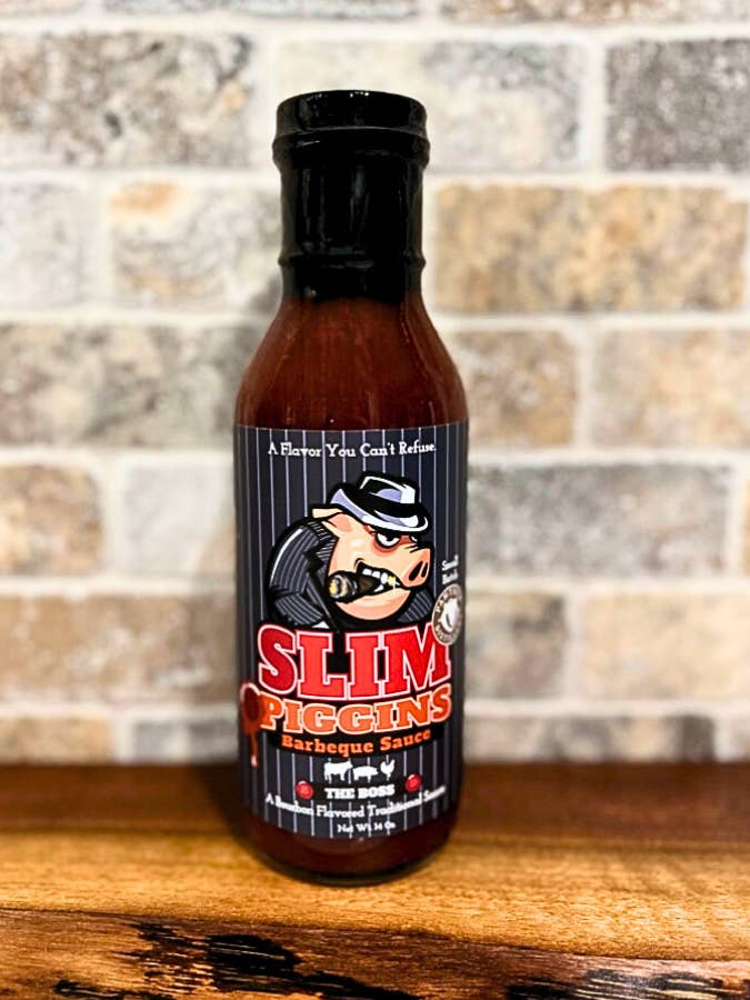 The Boss BBQ Sauce for wholesale by Slim Piggins BBQ