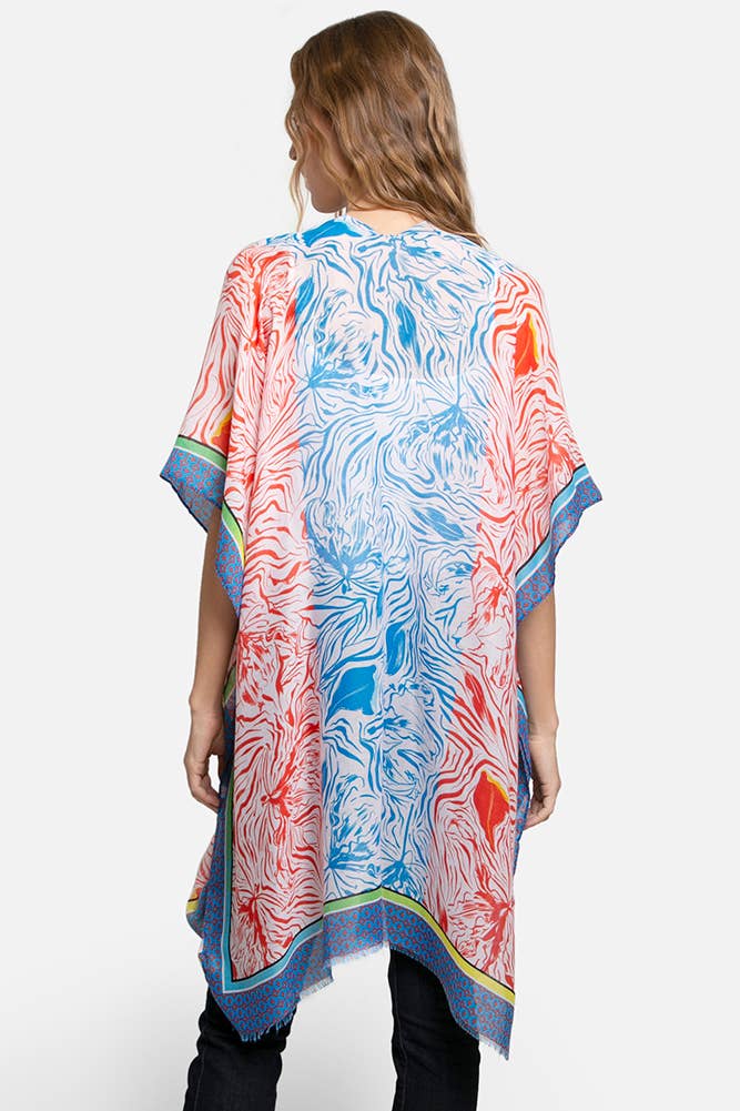 Hana - Venta al por mayor Camisola de baño - Mujer - Cubierta ondulada con estampado mixto7