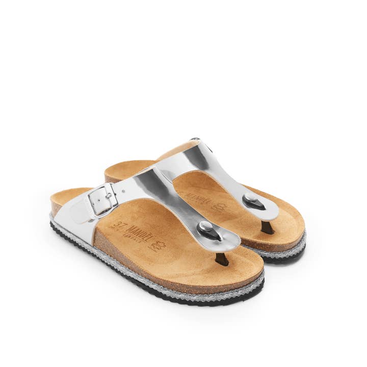 Sandalo infradito BLANCA argento - Art.MD2144 per la vendita all'ingrosso da parte di Mandél