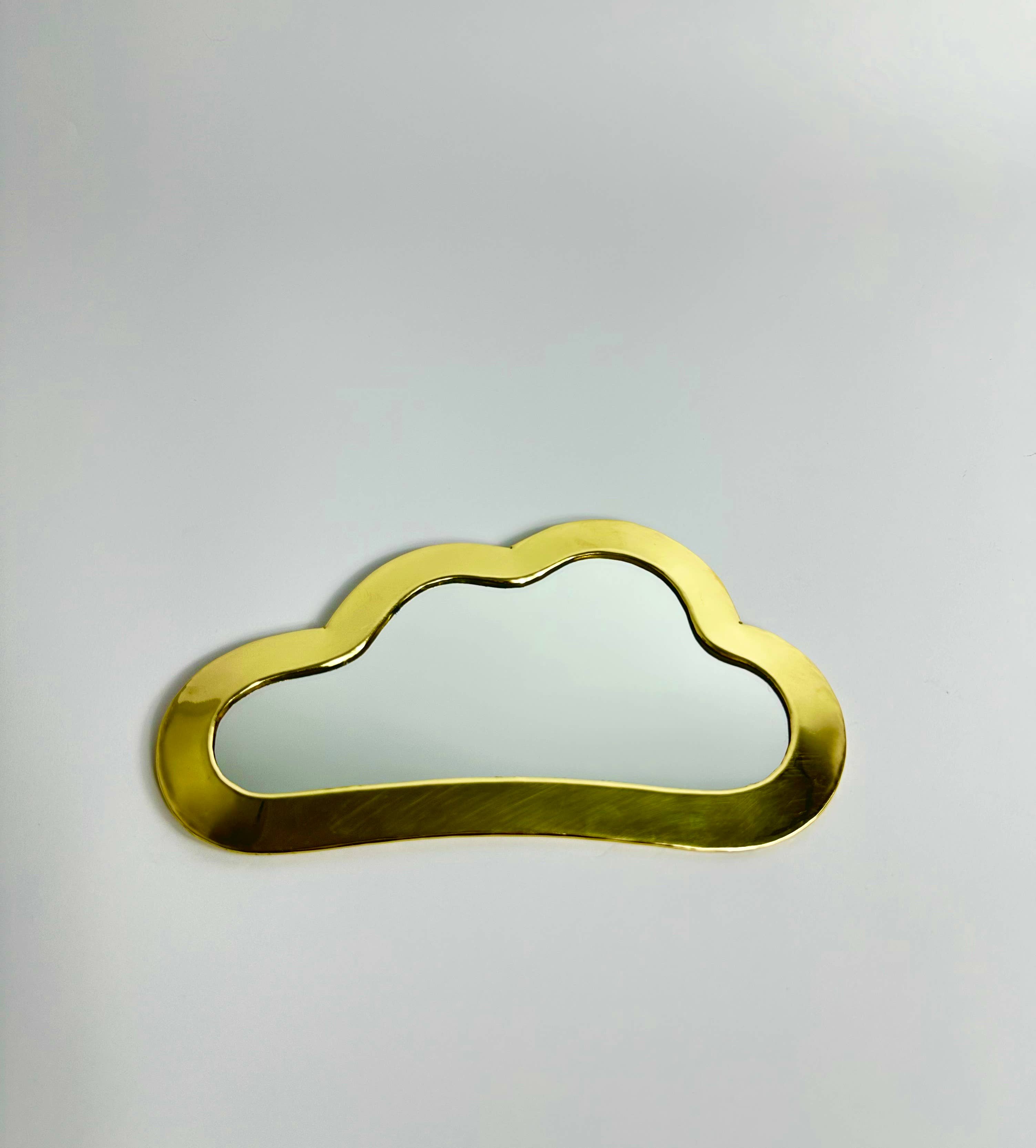 Mikwi – wholesale Väggspegel – Set med 4 molnspeglar i mässing, väggspegel för upphängning6