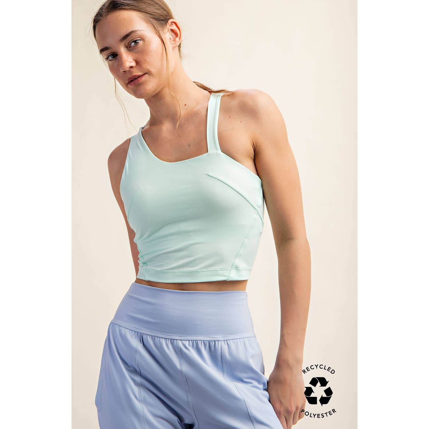 Rae Mode - Vente Haut de sport – femme - HAUT COURT À BRETELLES SANS MANCHES BUTTER19