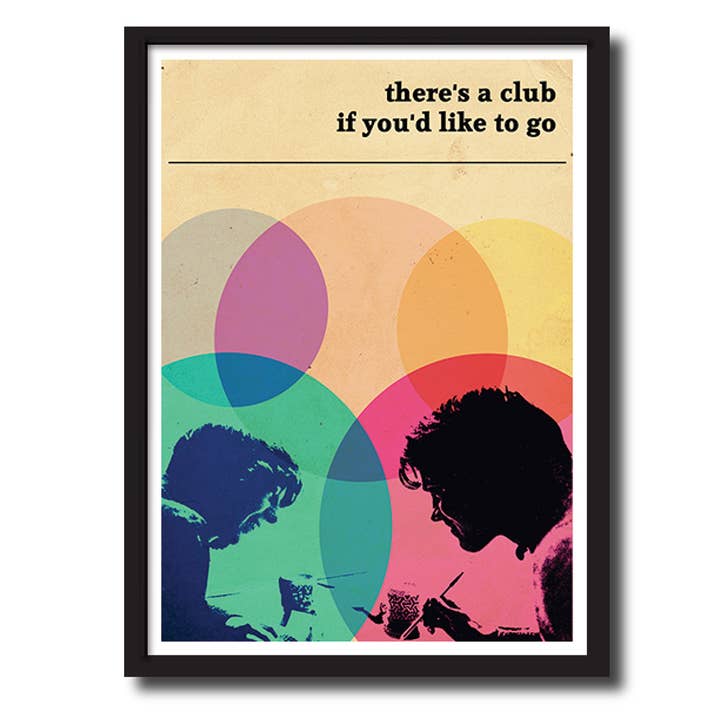 How Soon is Now art print, inspired by The Smiths song for wholesale by Indieprints