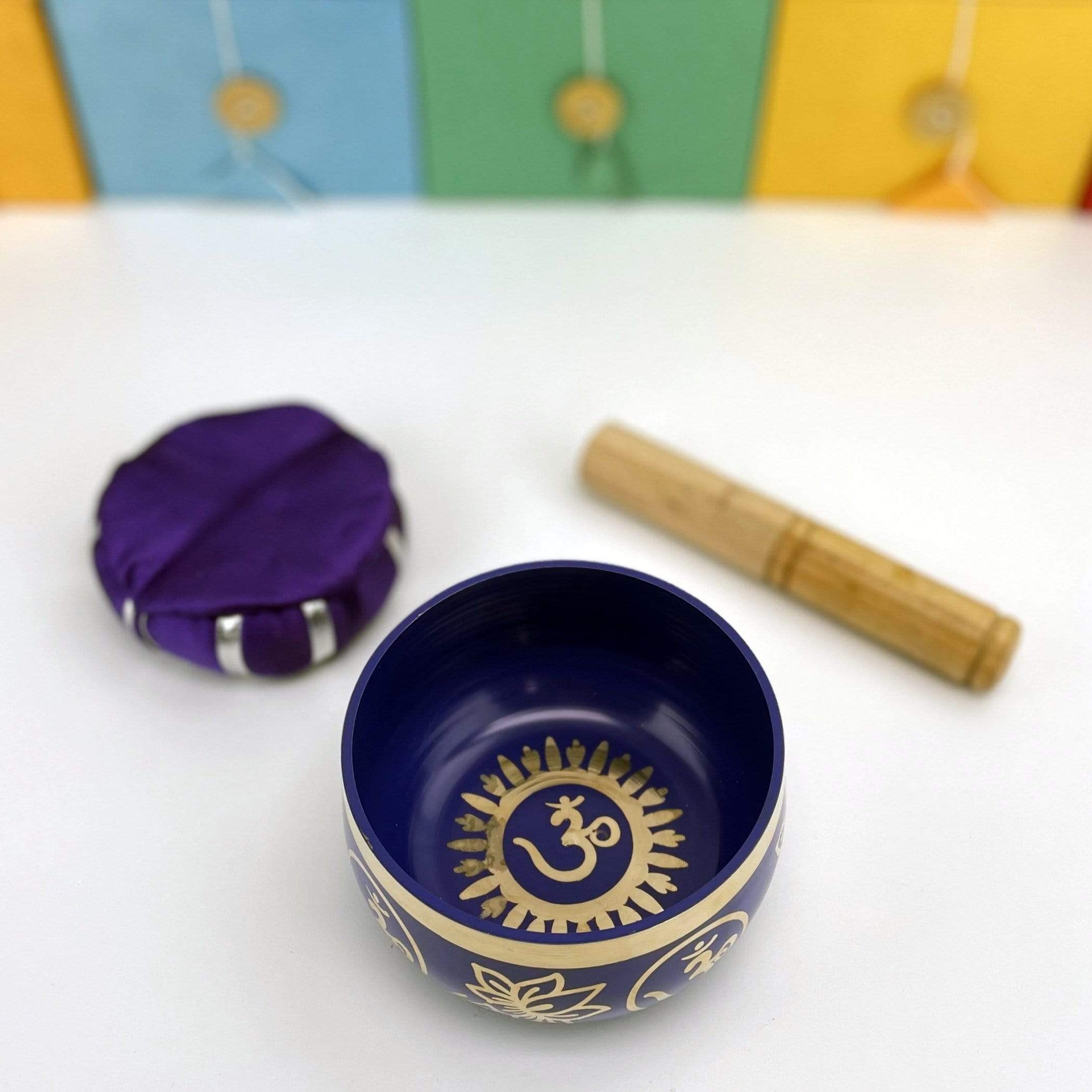 Rock Paradise - Wholesale Meditation Supplies - Brass Tibetan Singing Chakra Bowls - Choose Your Own20