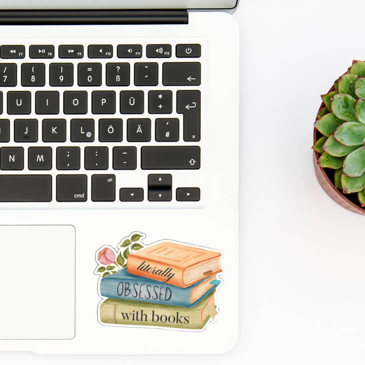Pretty Pages - Wholesale Sticker - Literally Obsessed with Books | Sticker2
