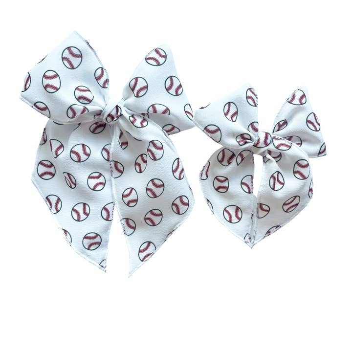 Baseball Elle Bow pour la vente par Lady Eleanor & Co