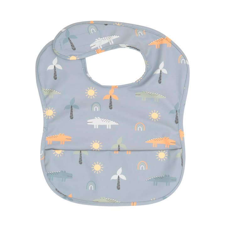 Bavoir à Poche Recyclé - Crocodile pour la vente par All4Ella