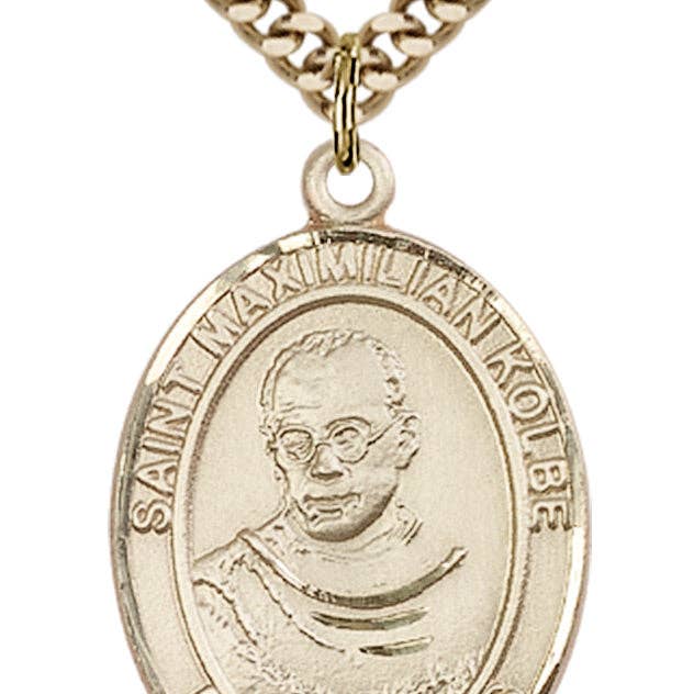 Tony’s Jewelry - Wholesale Pendant/Charm Necklace - Saint Maximilian Kolbe Pendant0