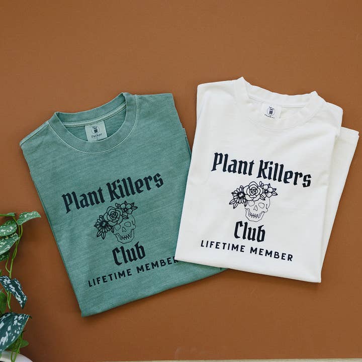 Plant Killers Club Plant Themed Graphic Tshirt for wholesale by Packer Plant Co