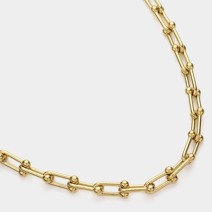 Wona Trading, Inc. - Wholesale Link & Chain Necklace - Stainless Steel Hardware Chain Necklace