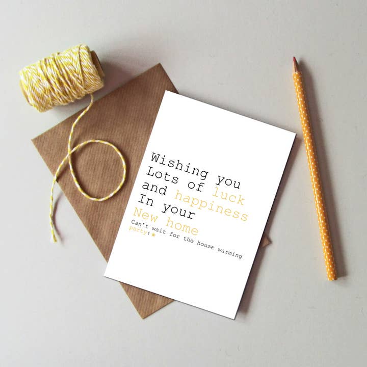 New Home Card for wholesale by Always Sparkle