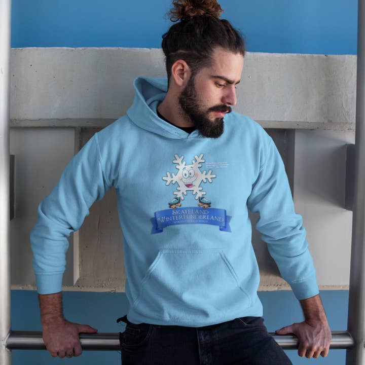Skateland Winterfunderland Snowflake Steve Unisex Hoodie for wholesale by inspire